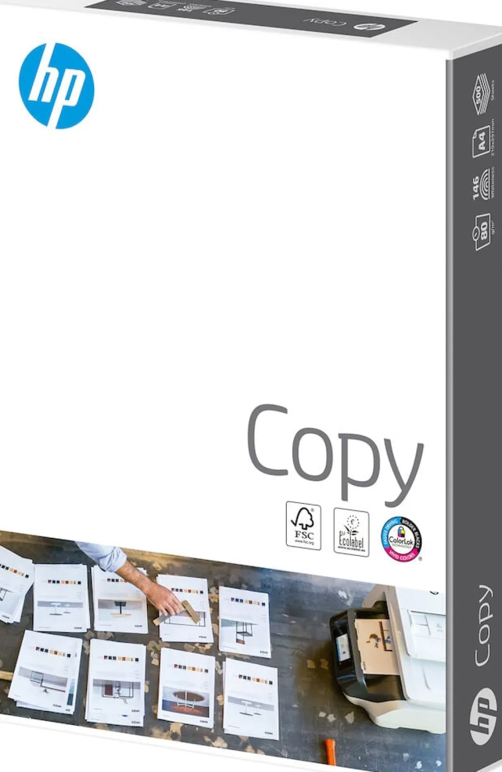 A4 Copy paper 80g ohålat (500) pall
