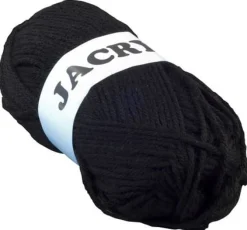 Acrylgarn Svart, 50g