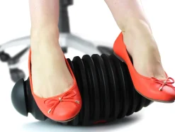 Active footrest 18x42 cm egg-shape black