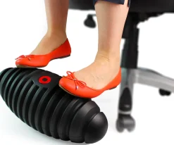 Active footrest 18x42 cm egg-shape black