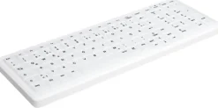 Active Key ClassicClean Med Keyboard IP68 Compact W White