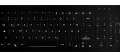 Active Key QuickClean Med KB Rem Cov Backlit Comp W Black