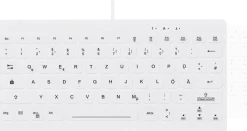 Active Key QuickClean Med Keyboard Rem Cov Mini W White