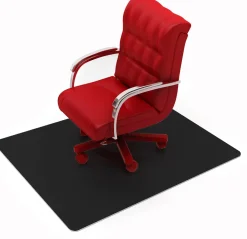 Advantage chair mat PVC 90x120 cm hard floor black
