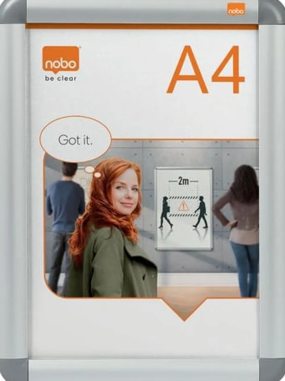Affischram NOBO reflexfri A4