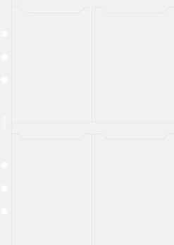 A5 Kredit/Visitkortshållare Transparent