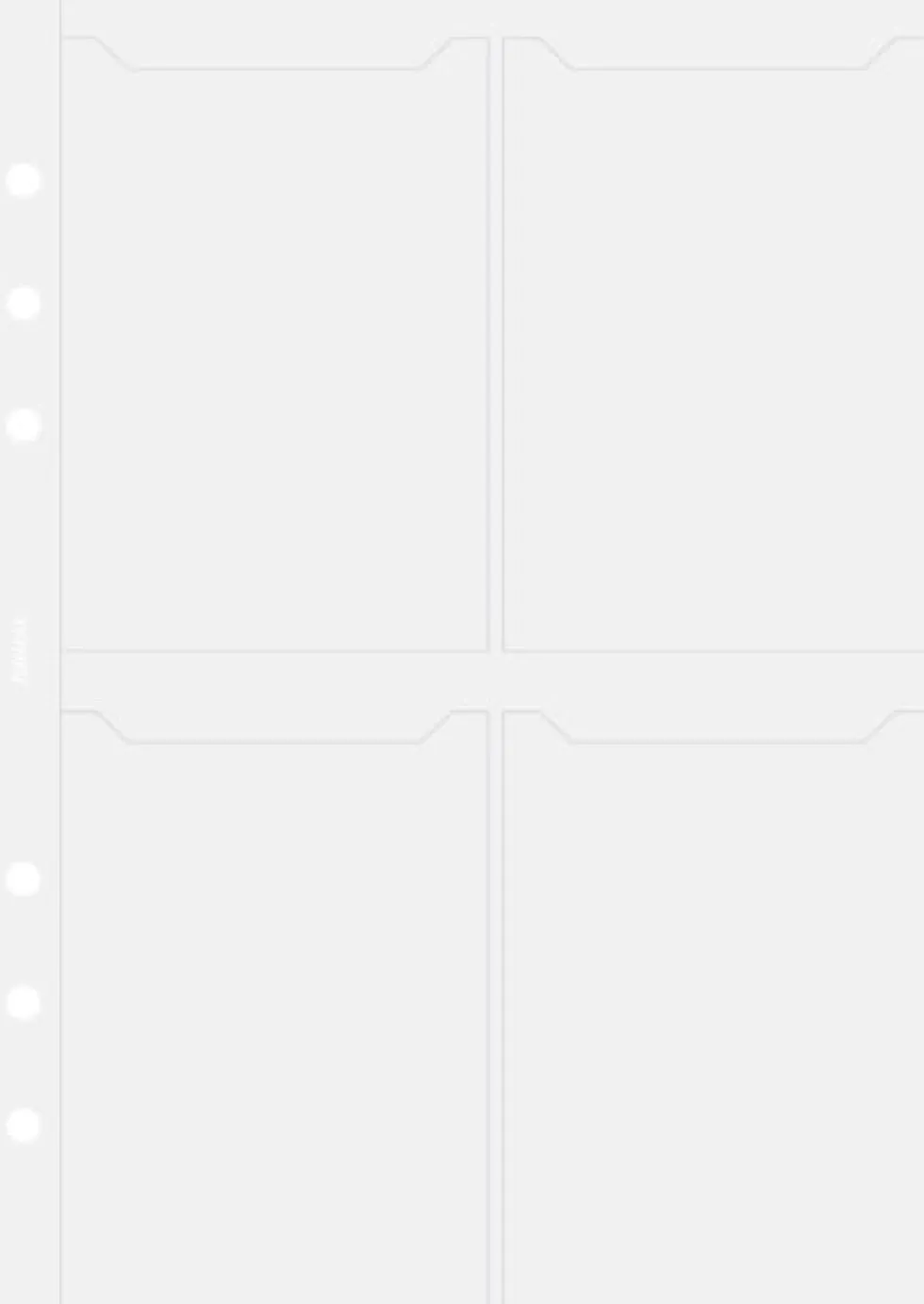 A5 Kredit/Visitkortshållare Transparent