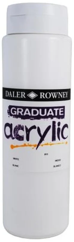 Akrylfärg Vit 500 ml DALER-ROWNEY