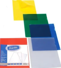 Aktmapp BANTEX A4 Ofärgad, 0,11mm, 10/fp