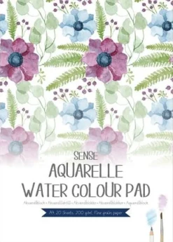Akvarellblock pad A4 200g 20blad