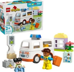 Ambulans och förare DUPLO-LEGO 19 delar