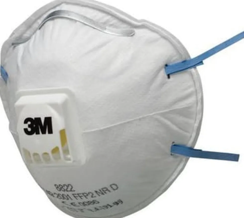 Andningsskydd 3M FFP2 8822 ventil 10/fp
