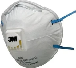 Andningsskydd 3M FFP2 8822 ventil 10/fp