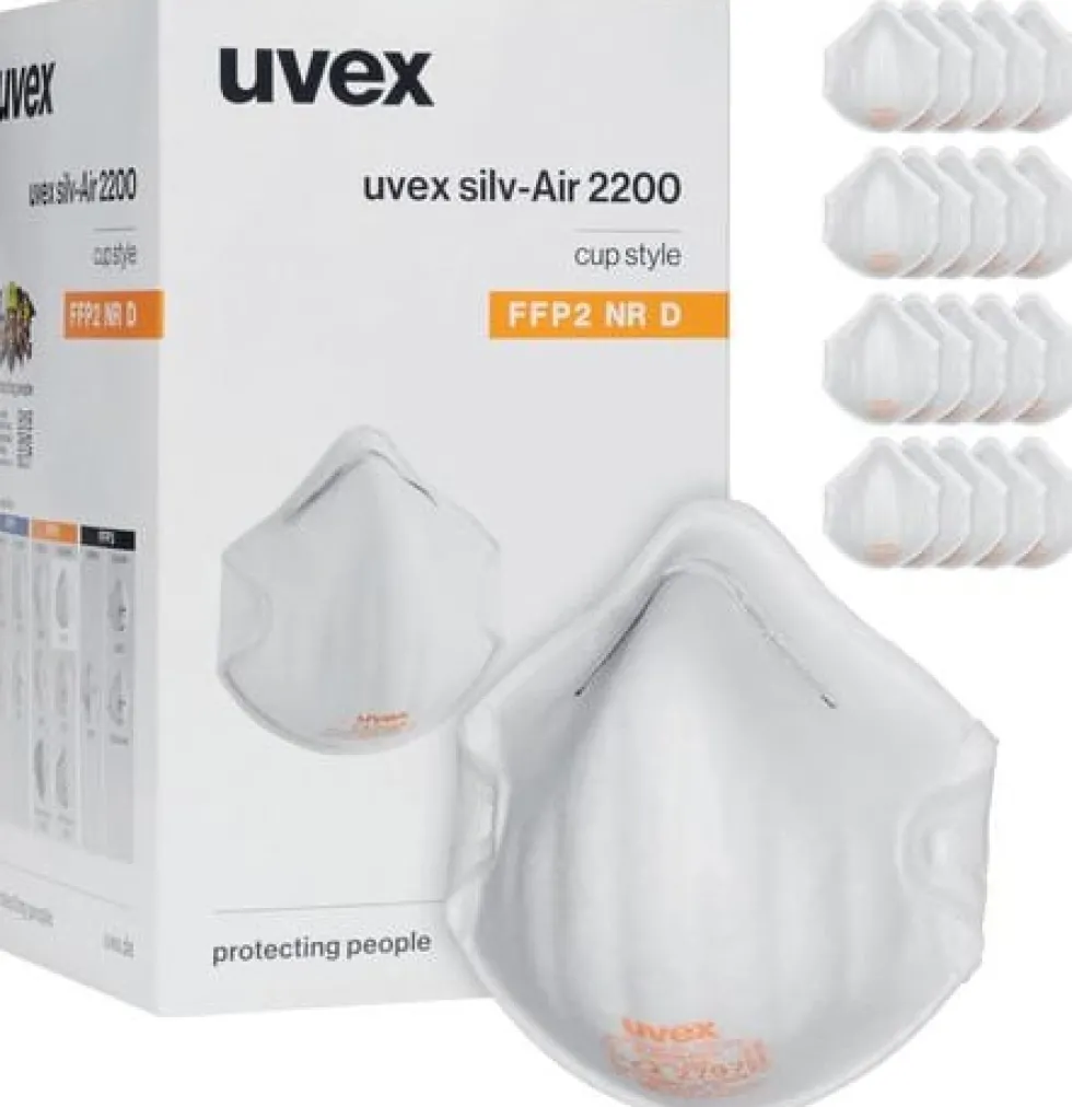 Andningsskydd UVEX 2200 FFP2 20/fp