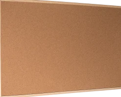 Anslagstavla kork/trä 90x60 enkelsidig