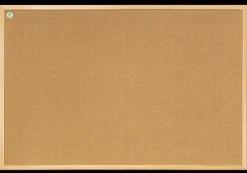 Anslagstavla väv m/träram 90x60cm
