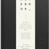 Ant.bok BURDE A5 textil linj svart
