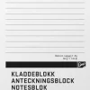 Anteckningsblock A5 100 blad TF linj