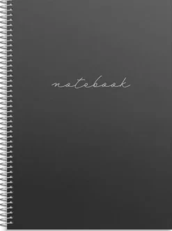 Anteckningsbok BURDE A4 black