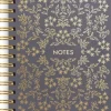 Anteckningsbok BURDE A5 Black Flower