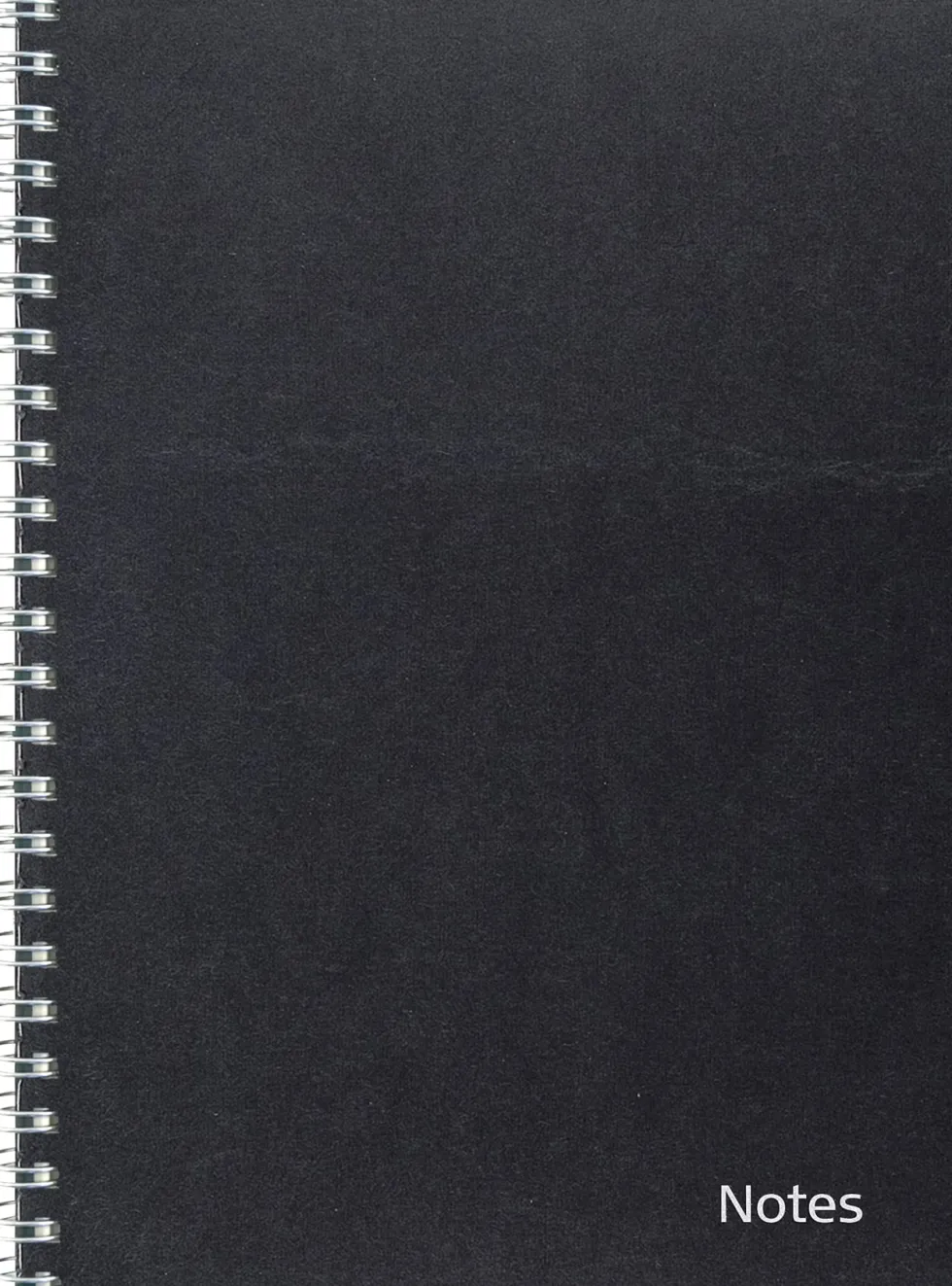 Anteckningsbok Spiralbunden A6 Svart, till noteskalender