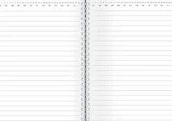 Anteckningsbok Spiralbunden A6 Svart, till noteskalender
