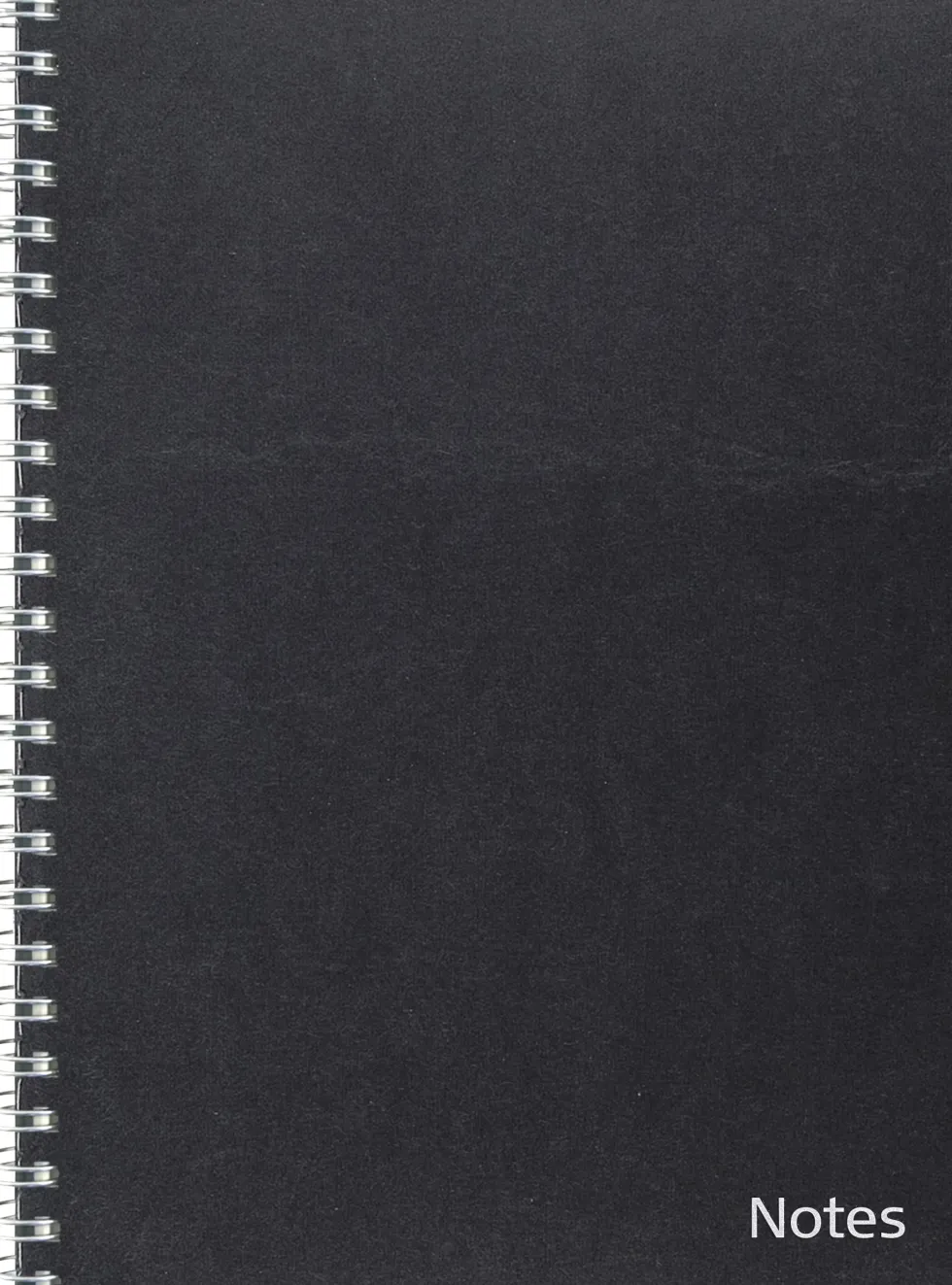 Anteckningsbok Spiralbunden A6 Svart, till noteskalender