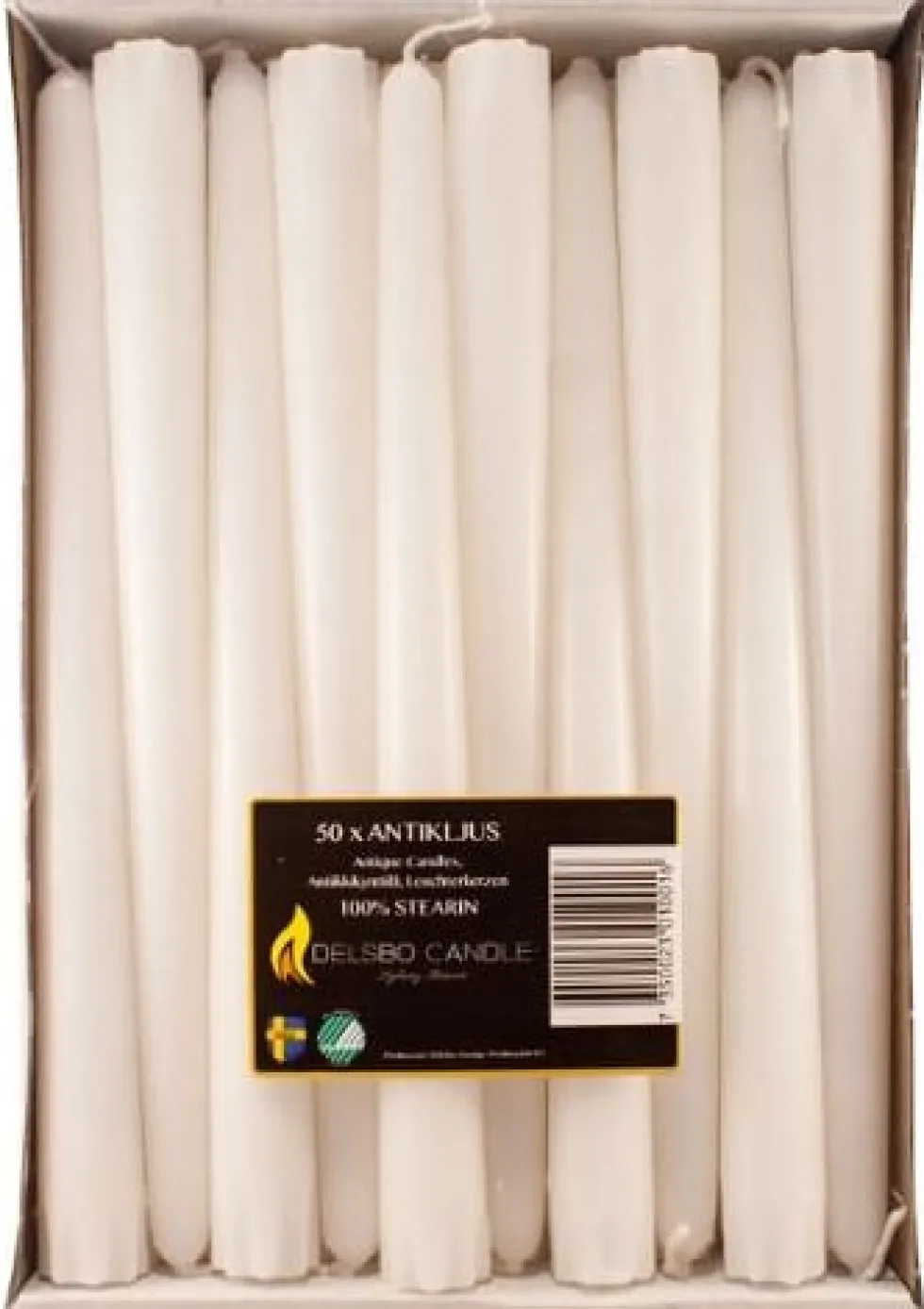 Antikljus DELSBO Stearin 25cm 50/fp