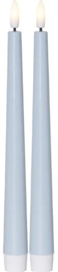Antikljus STAR T LED Candy 26cm blå 2/fp