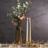 Antikljus STAR T LED 28cm guld 2/fp
