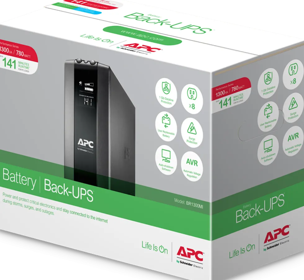 APC Back-UPS Pro BR1300MI - UPS - AC 230 V - 780 watt - 1300 VA