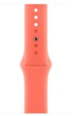 Apple - Band för smart klocka - 46mm - storlek S/M - orangeröd