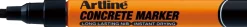 Artline concrete marker svart
