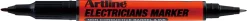 Artline electricians marker svart