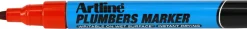 Artline plumbers marker röd