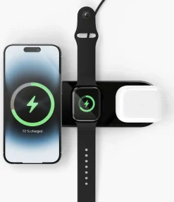 Aura Home - The 3in1 Wireless Charging Station, Black
