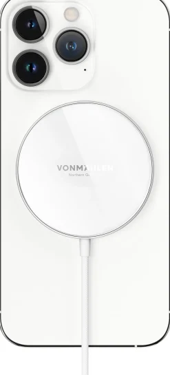 Aura Mini - The Magnetic Wireless Charging Pad, White
