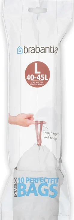 Avfallspåsar L BRABANTIA 40-45 liter, 10/RL