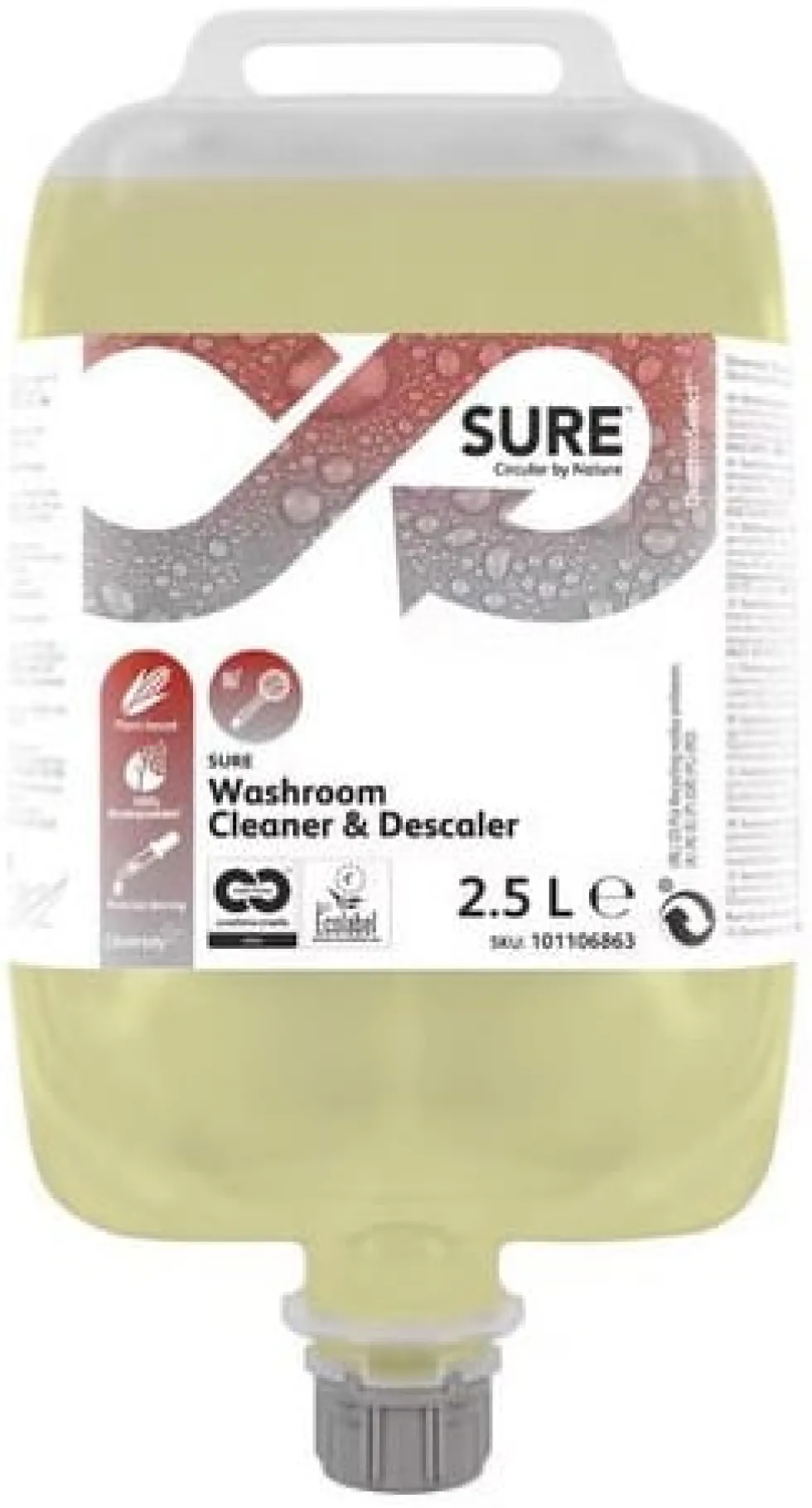 Avkalkningsmedel SURE Washroom C&D 2,5L