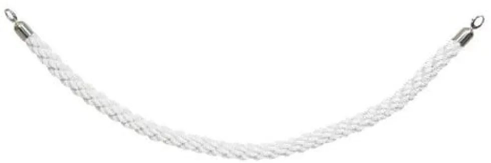Avspärrningsrep SECURIT vit/krom, 150cm