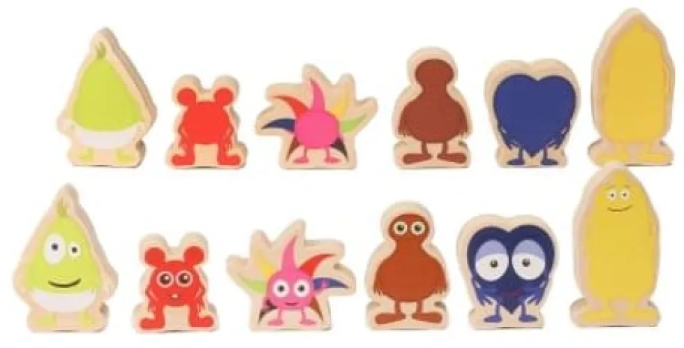 Babblarna träfigurer 6 delar