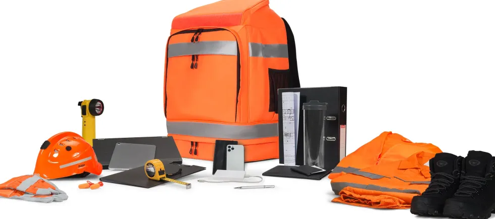 Backpack HI-VIS 65 litre, Orange