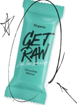 Bar GET RAW Chocolate och Walnut 42g