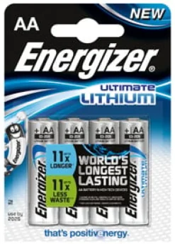 Batteri Energizer Lithium AA, 4/fp