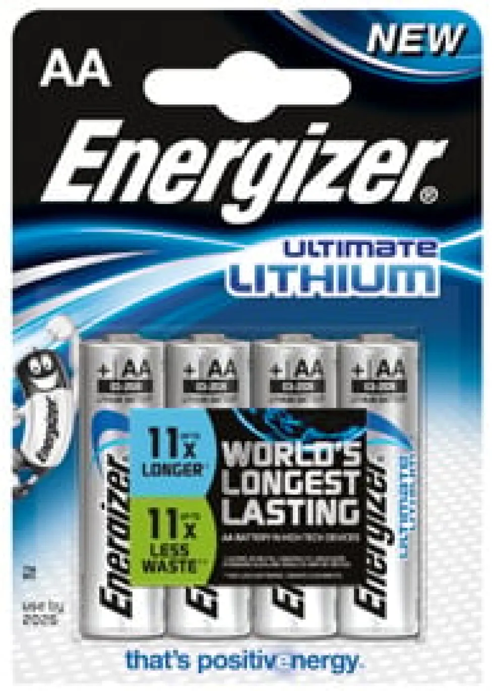 Batteri Energizer Lithium AA, 4/fp