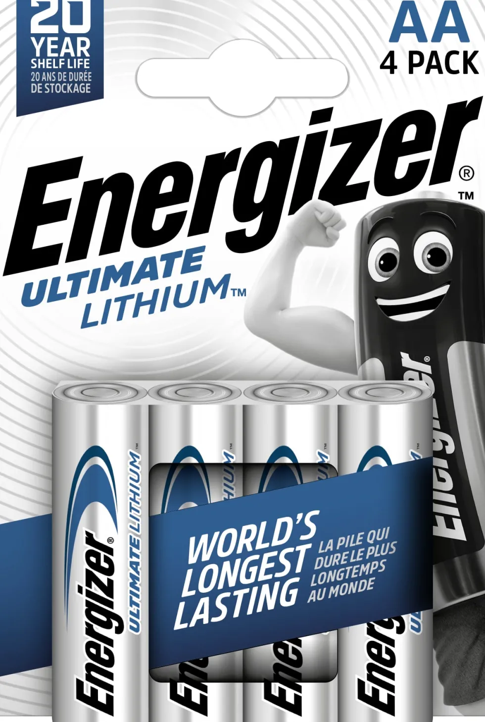 Batteri Energizer Lithium AA, 4/fp