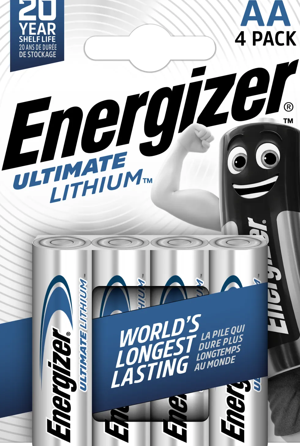 Batteri Energizer Lithium AA, 4/fp