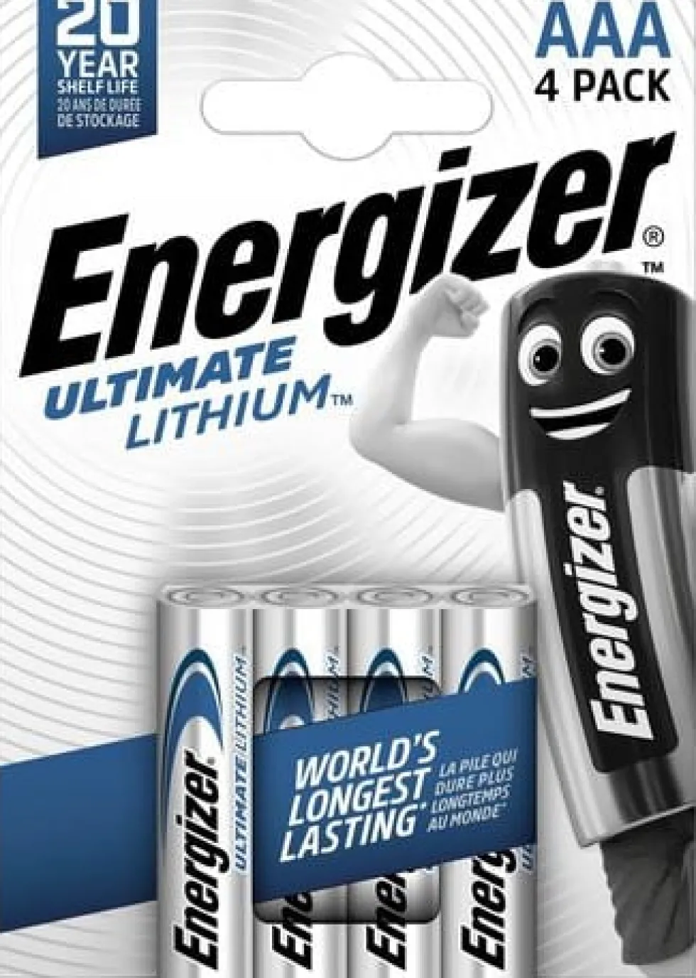 Batteri Energizer Lithium AAA, 4/fp