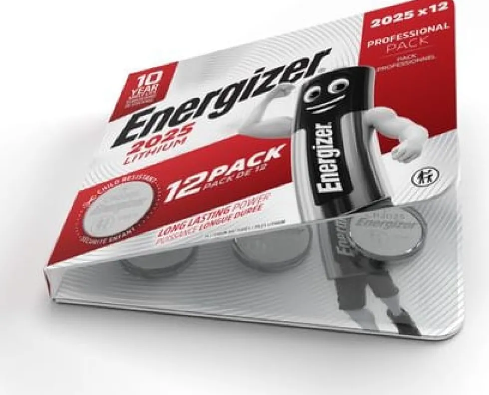 Batteri ENERGIZER Lithium CR2025 12/fp