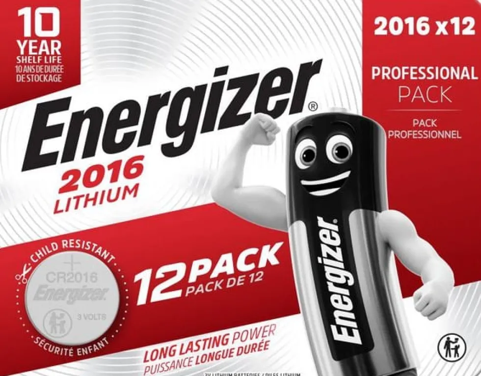 Batteri ENERGIZER Lithium CR2016 12/fp